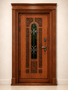 Уличная входная дверь GABA Firenze Walnut